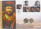 BRD / Niederlande 2x 1 Euro 400. Geburtstag Rembrandt van Rijn -