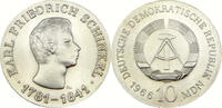 Deutsche Demokratische Republik / DDR 10 Mark der Deutschen Notenbank Zum 125. Todestag von Karl Friedrich Schinkel - 10 MDN - J.1517 -
