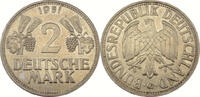 Bundesrepublik Deutschland / BRD 2 Deutsche Mark Zwei Deutsche Mark - Trauben und Ähren - J.386 -
