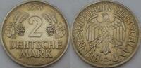 Bundesrepublik Deutschland / BRD 2 Deutsche Mark Zwei Deutsche Mark - Trauben und Ähren - J.386 -