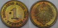 Deutsches Kaiserreich 1 Pfennig Ein Pfennig - J.1 -