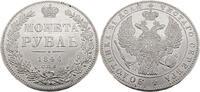 Russland 1 Rubel 1846 Nikolaus I ss/vz, winz. Randfehler