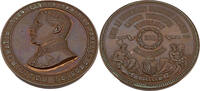 Italien Medaille 1853 Verhinderung des Attentats am Kaiser durch Lamoral O´Donell Stgl, leichte Pati