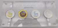 Malawi 50 Kwacha Silver Investment Coins - Prestige-Set 2010 - First Edition,4 Silberunzen -