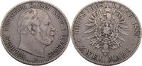 Kaiserreich Preußen 2 Mark Wilhelm I. Deutscher Kaiser König von Preussen, J.96 -