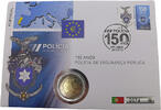 Portugal 2 Euro 150 Jahre Gründung der Polícia de Seguranca Pública -