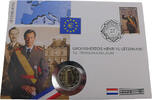 Luxemburg 2 Euro Großherzog Henri von Luxemburg 10. Thronjubiläum -