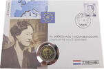 Luxemburg 2 Euro 90. Jahrestag der Thronbesteigung von Großherzogin Charlotte -