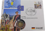 Bundesrepublik Deutschland / BRD 2 Euro Bayern, Schloss Neuschwanstein -