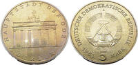 DDR / Deutsche Demokratische Republik 5 Mark der DDR 5 Mark der DDR, Brandenburger Tor 1981,J.1536 -