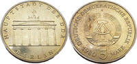 DDR / Deutsche Demokratische Republik 5 Mark der DDR 5 Mark der DDR, Brandenburger Tor 1980,J.1536 -