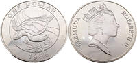 Bermuda 1 Dollar 25-jähriges Jubiläum - World Wildlife Fund -