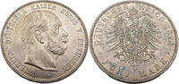 Kaiserreich Preußen 5 Mark Wilhelm I. Deutscher Kaiser König von Preussen, J.97 -