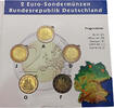 Bundesrepublik Deutschland / BRD 5x 2 Euro Bayern, Schloss Neuschwanstein - Sondermünzen -