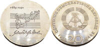 DDR / Deutsche Demokratische Republik 20 Mark 225. Todestag Johann Sebastian Bach-Probe -