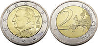 Belgien 2 Euro Motiv König Albert II, 2nd. Map, 2nd. Type und 1st. Portrait -