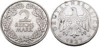 Weimarer Republik 2 Reichsmark Standard-Umlaufmünze, J. 320 -
