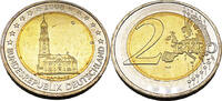 Bundesrepublik Deutschland / BRD 2 Euro Hamburg St. Michaeliskirche -