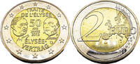 Bundesrepublik Deutschland / BRD 2 Euro 50 Jahre Elysee-Vertrag -