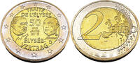 Bundesrepublik Deutschland / BRD 2 Euro 50 Jahre Elysee-Vertrag -