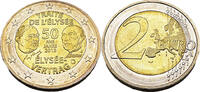 Bundesrepublik Deutschland / BRD 2 Euro 50 Jahre Elysee-Vertrag -