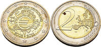 Bundesrepublik Deutschland / BRD 2 Euro 10. Jahrestag der Euroeinführung -
