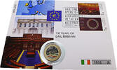 Irland 2 Euro 100 Years of Dail Eireann, 2 Euro koloriert -