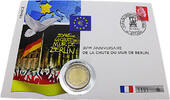 Frankreich 2 Euro BRD,30 Jahre Mauerfall -