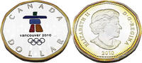Kanada 1 Dollar Olympische Winterspiele 2010, Offizielles Emblem -