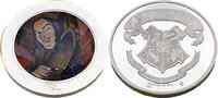 Harry Potter Medaille, Severus Snape, versilbert mit Farbapplikation -