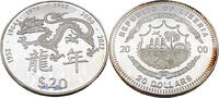 Liberia 20 Dollar Jahr des Drachen Serie -