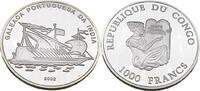 Kongo 1000 Francs Geschichte der Seefahrt, Portugiesische Handelsschiffe -