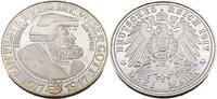 Bundesrepublik Deutschland / BRD 3 Mark Nachprägung 3 Mark 1917, 400 Jahre Reformation Sachsen,Originalgrösse -