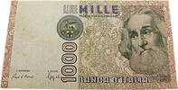 Italien 1000 Lire Marco Polo auf der rechten Seite -