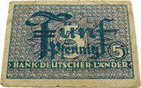 Bundesrepublik Deutschland / BRD 5 Pfennig Bank deutscher Länder - 2. Serie, 5 Pfennig -