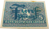 Bundesrepublik Deutschland / BRD 5 Pfennig Bank deutscher Länder - 2. Serie, 5 Pfennig -