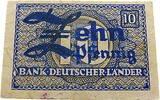 Bundesrepublik Deutschland / BRD 10 Pfennig Bank deutscher Länder - 2. Serie, 10 Pfennig -
