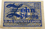 Bundesrepublik Deutschland / BRD 10 Pfennig Bank deutscher Länder - 2. Serie, 10 Pfennig -