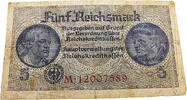 Drittes Reich 5 Reichsmark Reichskreditkassenschein, 5 Reichsmark -