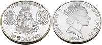 Salomonen / Solomon Islands 10 Dollar Segelschiff Swallow -
