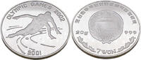 Nordkorea 7 Won Die XIX. Olympischen Winterspiele 2002 USA, Eisschnellläufer -