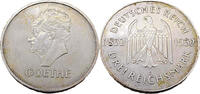 Weimarer Republik 3 Reichsmark 100. Jahrestag des Todes von Goethe,J.350 -