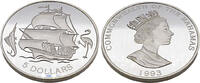 Bahamas 5 Dollar Geschichte der Boote -