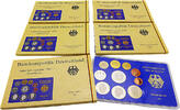 Bundesrepublik Deutschland / BRD 1998 A-J Kursmünzensatz - KMS, Alle Prä... 49,95 EUR Differenzbesteuert nach §25a UStG zzgl. 3,50 EUR Versand