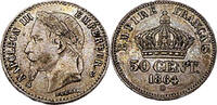 Frankreich 50 Centime 1864 BB Napoleon III. gutes Vzgl, Patna