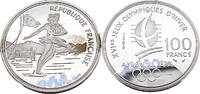 Frankreich 100 Francs XVI. Olympische Winterspiele, Albertville 1992 - Eislaufpaar -