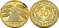 Weimarer Republik 50 Rentenpfennig 50 Rentenpfennig, 1923 D, J.310 -