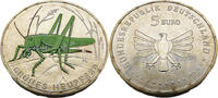 Bundesrepublik Deutschland / BRD 5 Euro Serie: Wundervolle Welt der Insekten: Grünes Heupferd -
