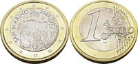 San Marino 1 Euro Standard Umlaufmünze, der zweite Turm -