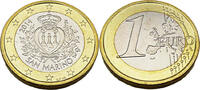 San Marino 1 Euro Standard Umlaufmünze, Das offizielle Wappen der Republik -